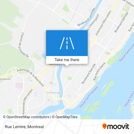 Rue Lemire map