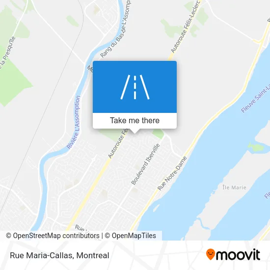 Rue Maria-Callas map