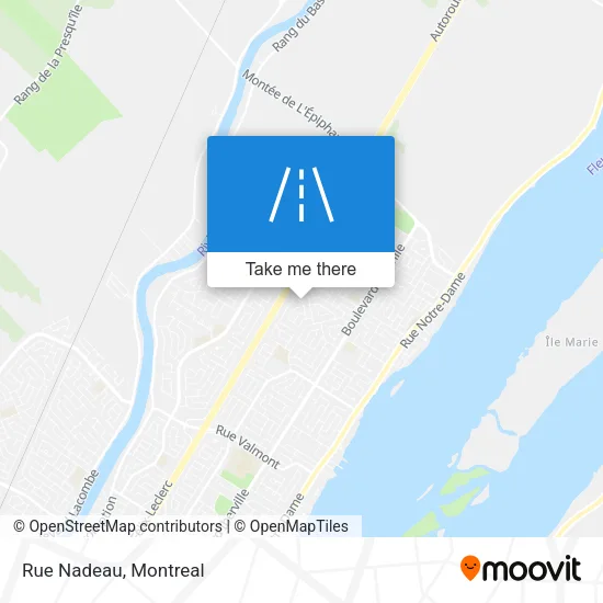 Rue Nadeau map