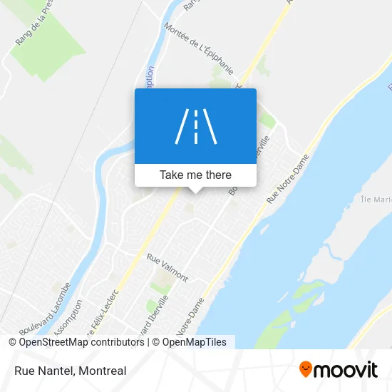 Rue Nantel map