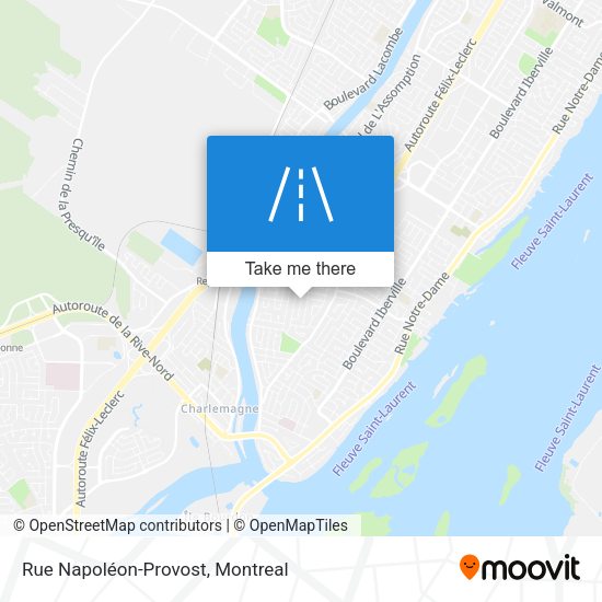 Rue Napoléon-Provost map