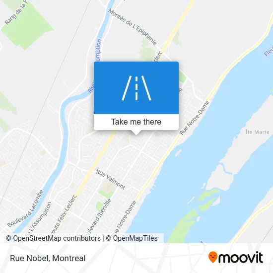 Rue Nobel map