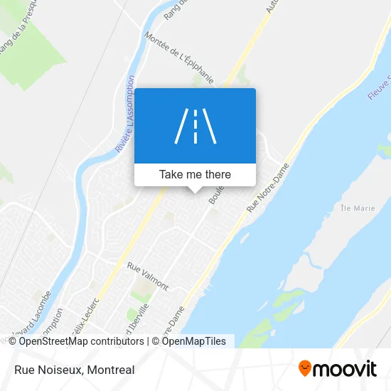 Rue Noiseux map