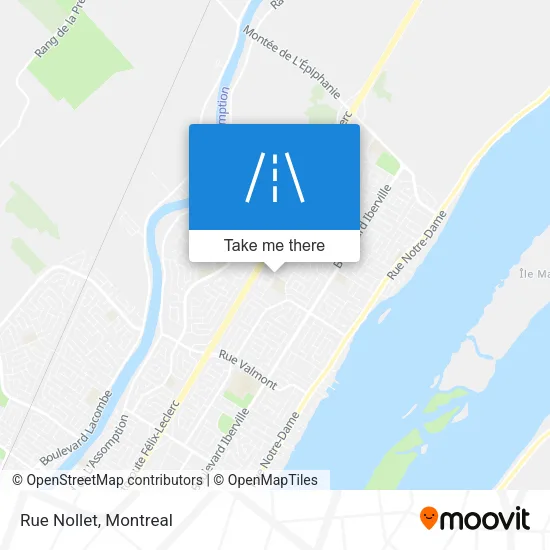 Rue Nollet map