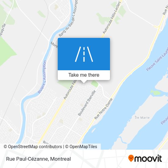 Rue Paul-Cézanne map