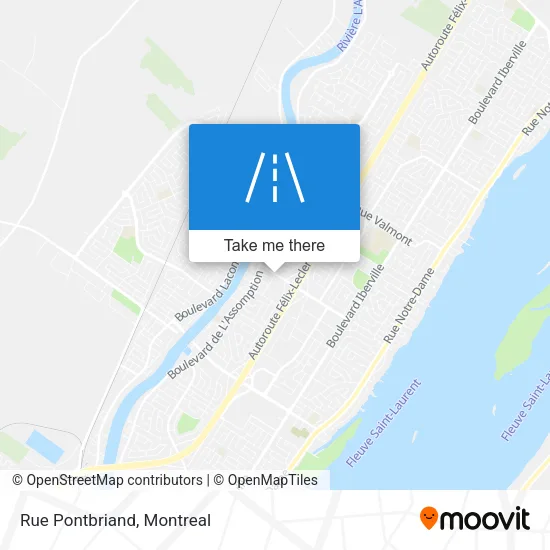 Rue Pontbriand map