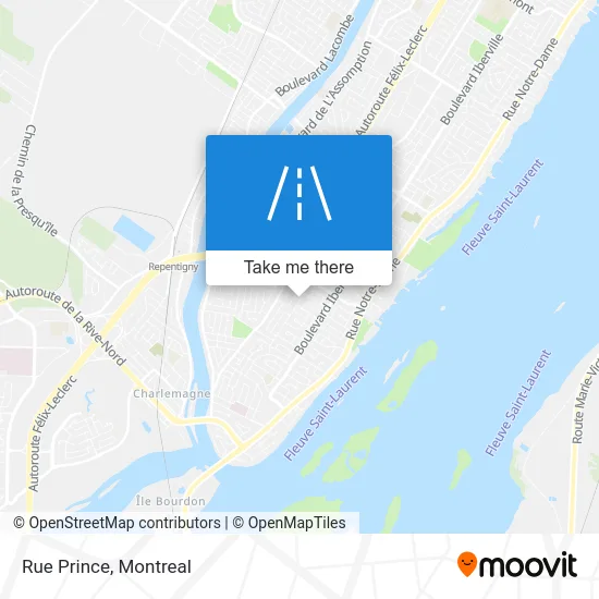 Rue Prince map