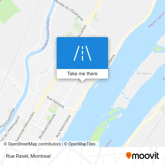 Rue Ravel map