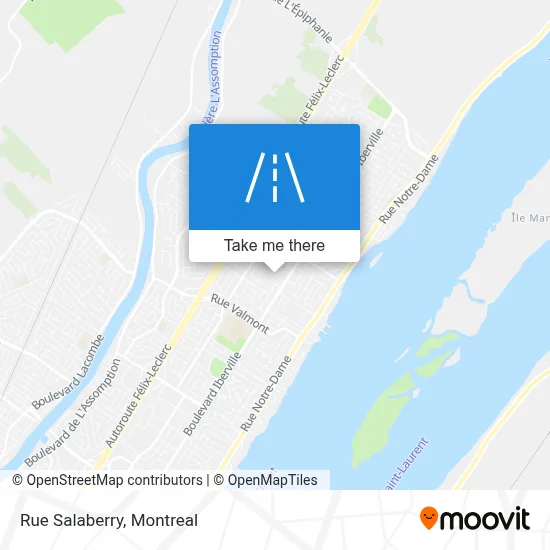 Rue Salaberry map