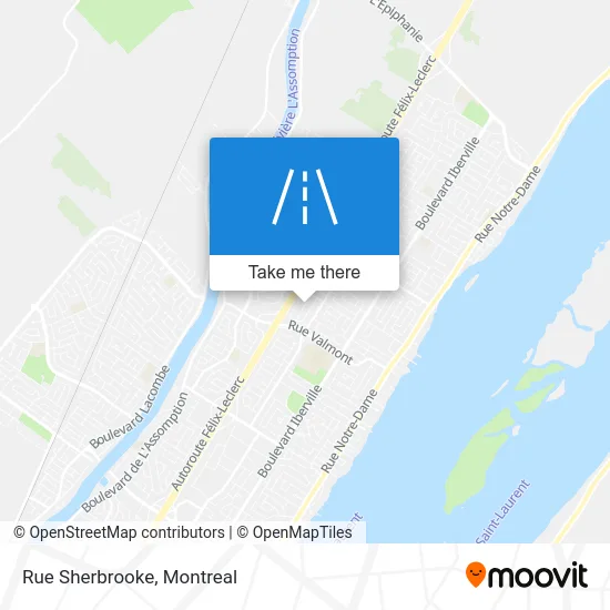Rue Sherbrooke map