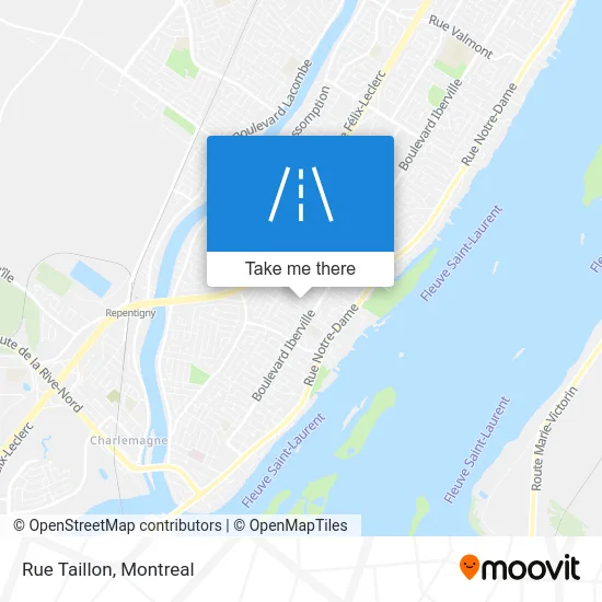 Rue Taillon map