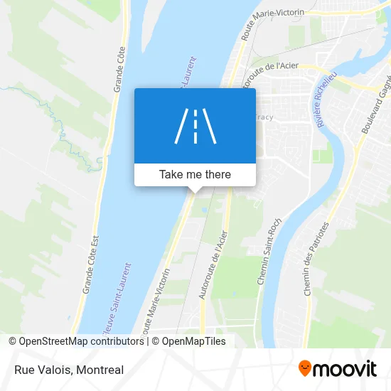 Rue Valois map