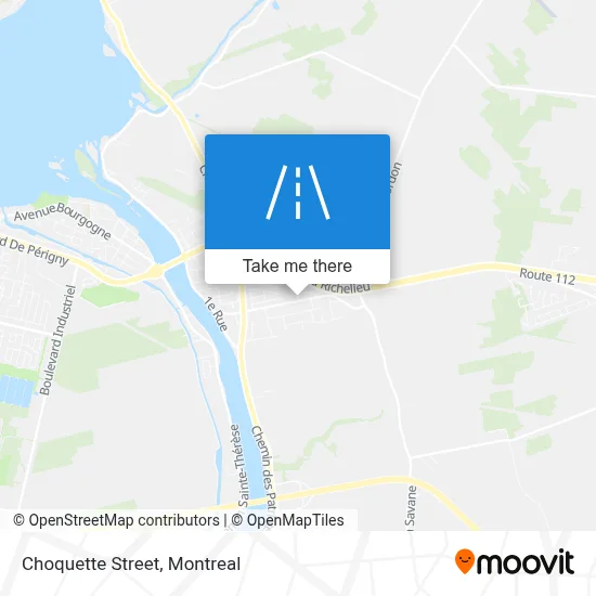 Rue Choquette map