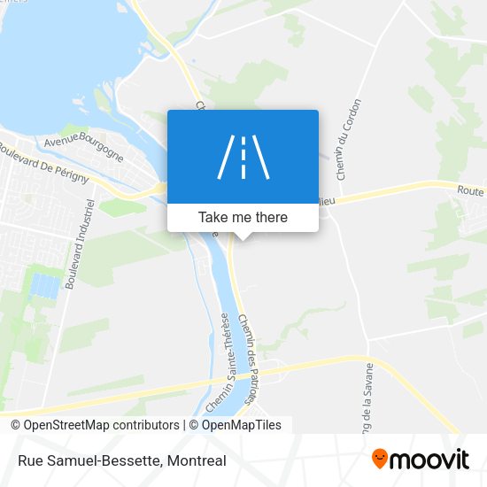 Rue Samuel-Bessette map