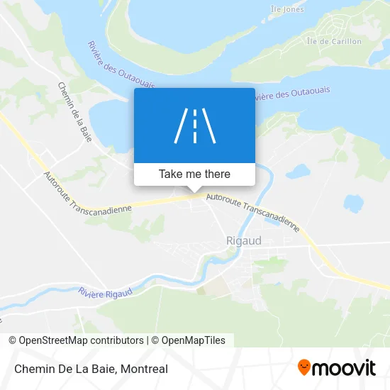 Chemin De La Baie map