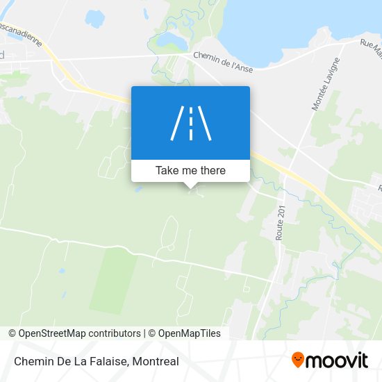 Chemin De La Falaise map