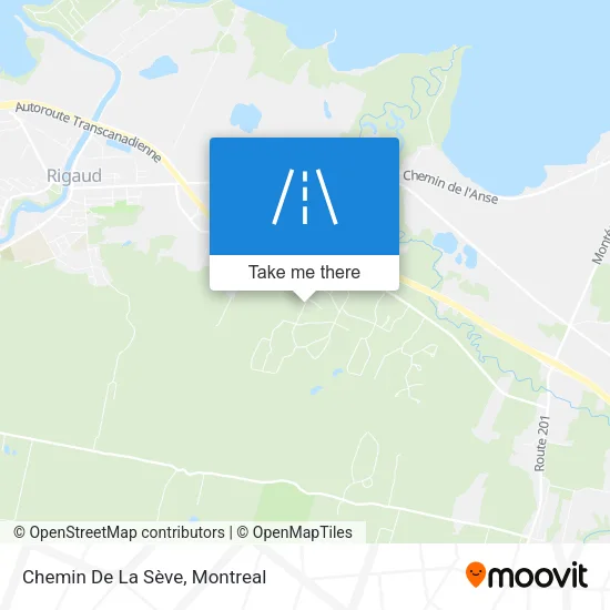 Chemin De La Sève map