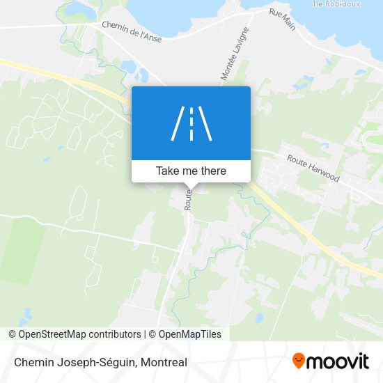 Chemin Joseph-Séguin map