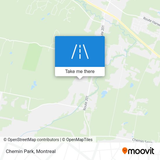 Chemin Park map