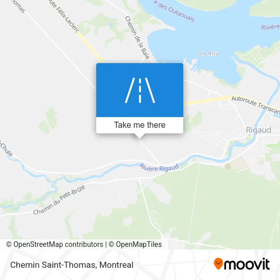 Chemin Saint-Thomas map