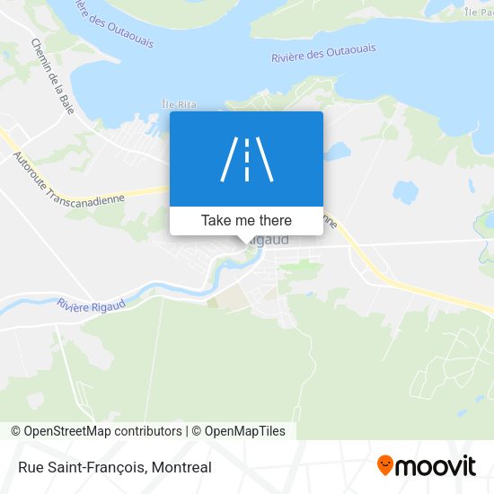 Rue Saint-François map