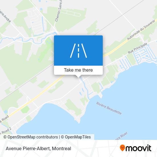 Avenue Pierre-Albert map