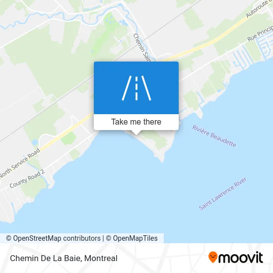 Chemin De La Baie map