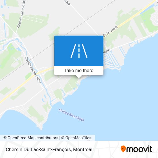 Chemin Du Lac-Saint-François map