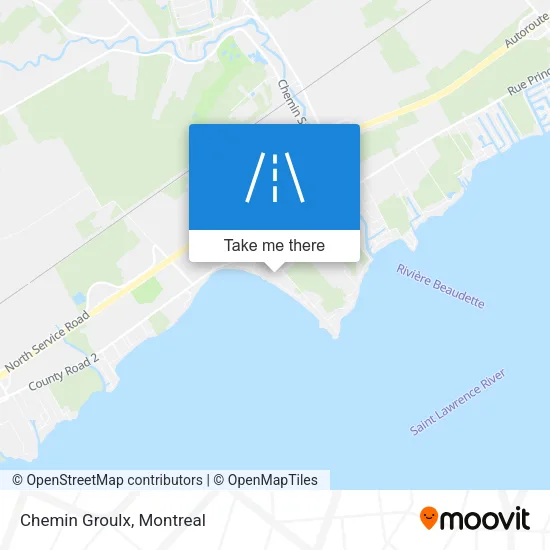 Chemin Groulx map