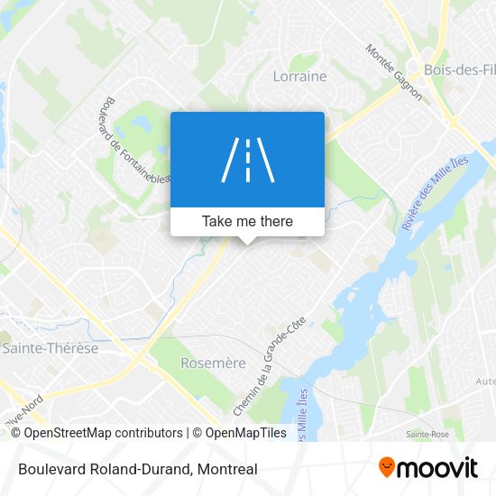 Boulevard Roland-Durand map