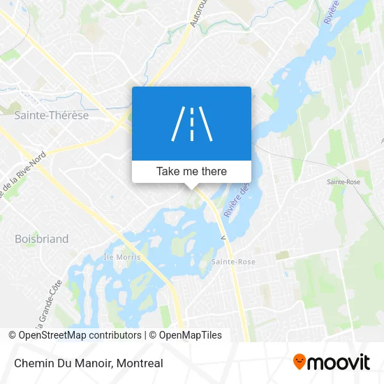 Chemin Du Manoir map