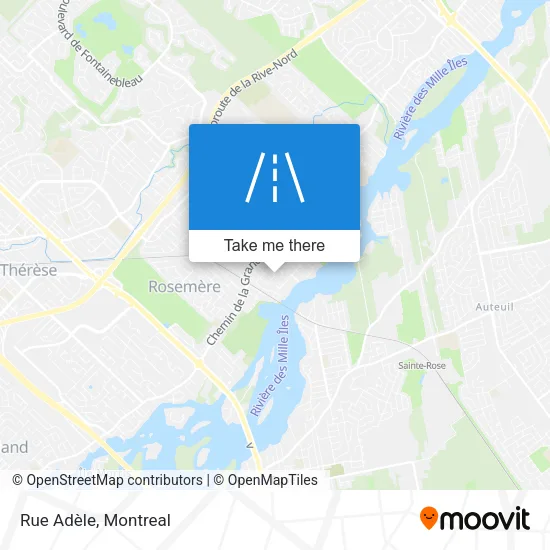 Rue Adèle map