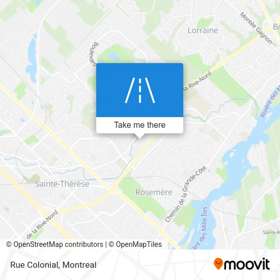 Rue Colonial map