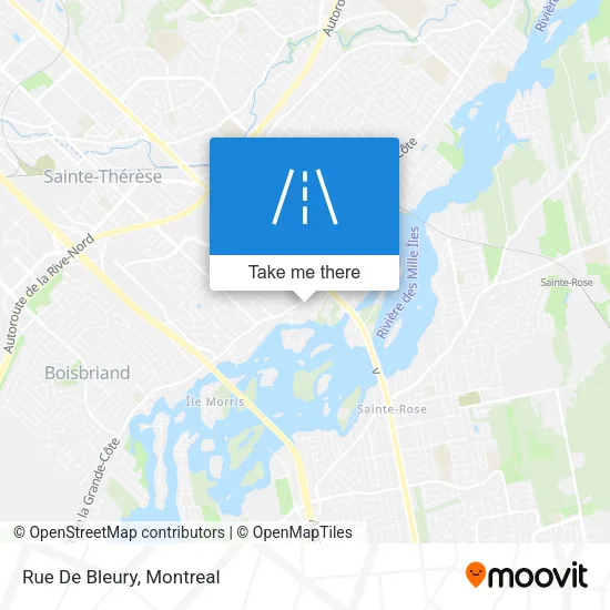 Rue De Bleury map