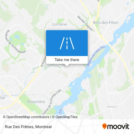 Rue Des Frênes map