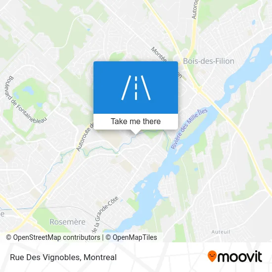 Rue Des Vignobles map