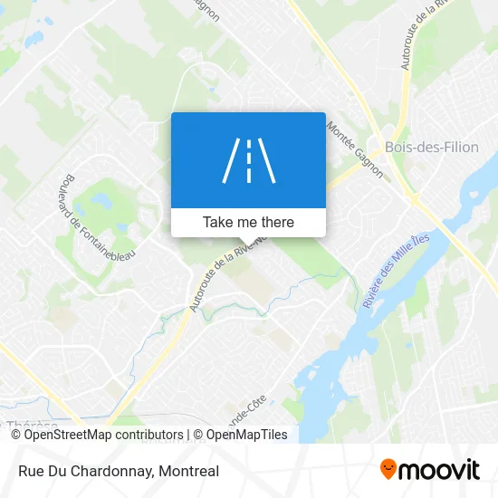 Rue Du Chardonnay map