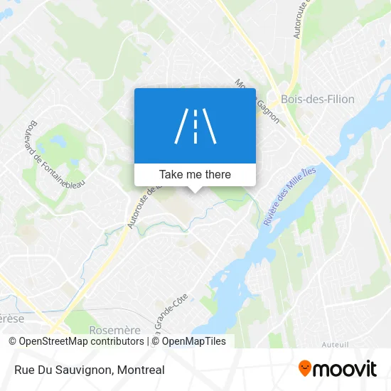 Rue Du Sauvignon map