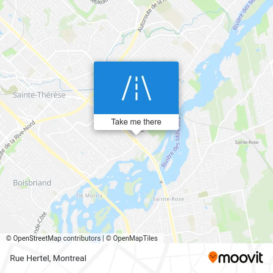 Rue Hertel map