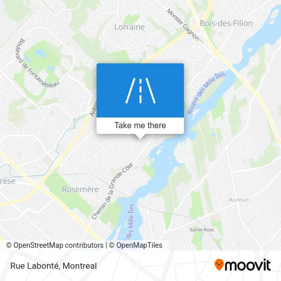 Rue Labonté map