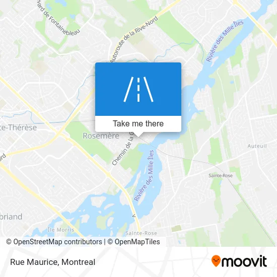 Rue Maurice map