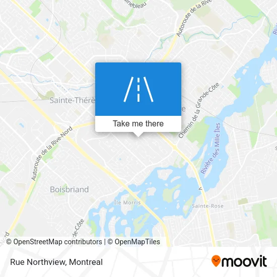 Rue Northview map