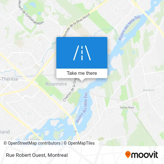 Rue Robert Ouest map