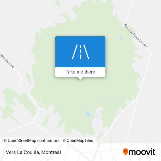Vers La Coulée map