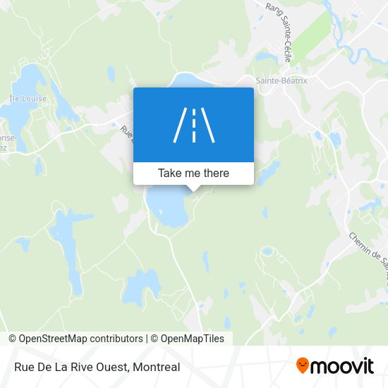 Rue De La Rive Ouest map