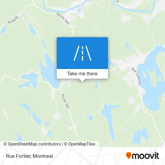 Rue Fortier map