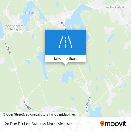 2e Rue Du Lac-Stevens Nord map
