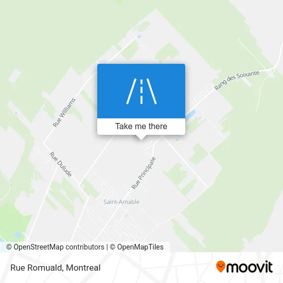 Rue Romuald map