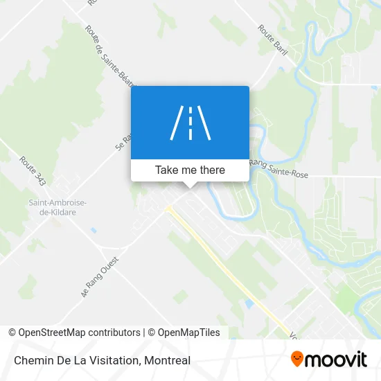 Chemin De La Visitation map