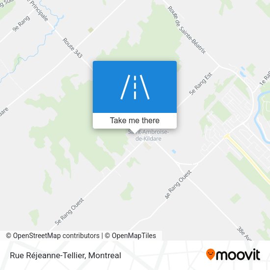 Rue Réjeanne-Tellier map